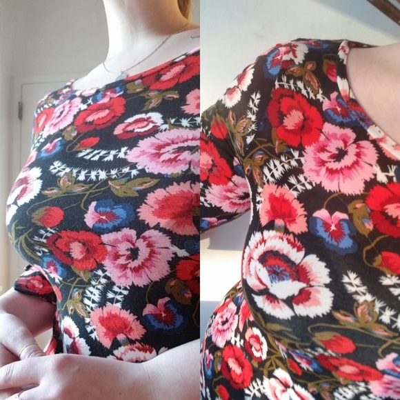 Retro floral dress - Picture 2 of 2